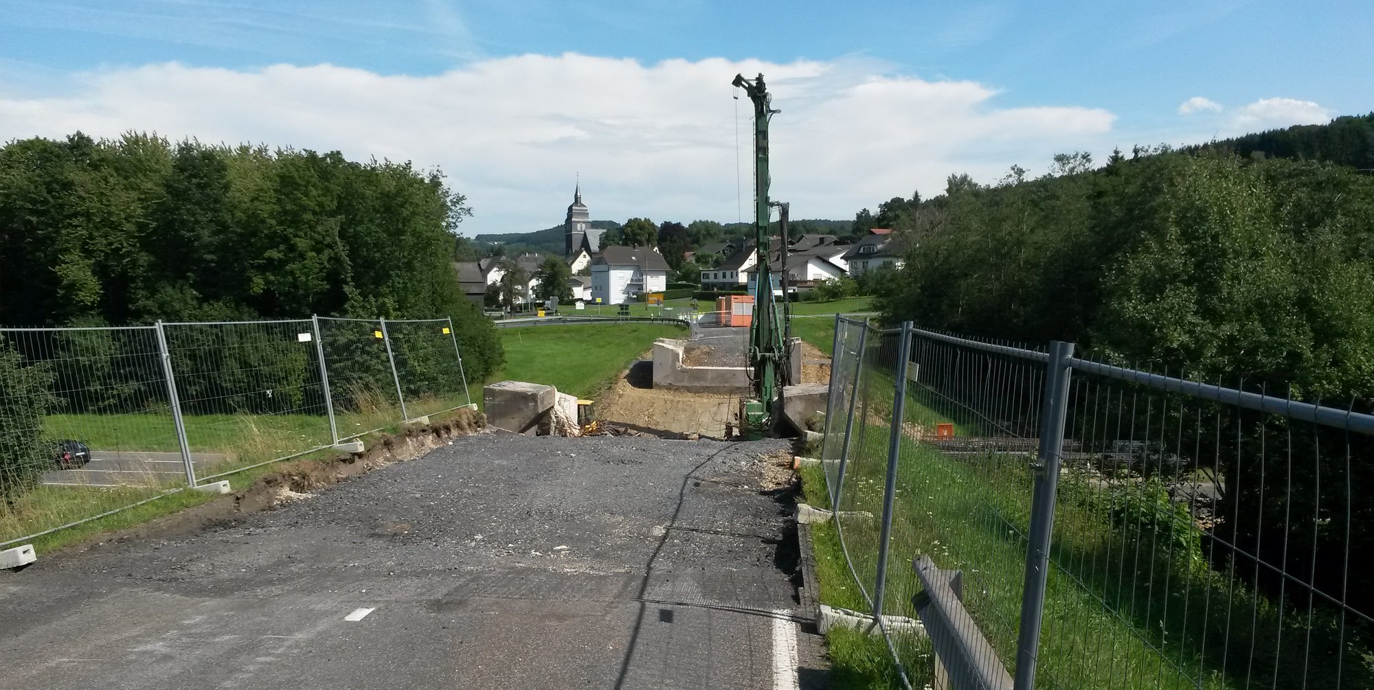 Erneuerung der Brücke bei Nistertal • Alpenrod